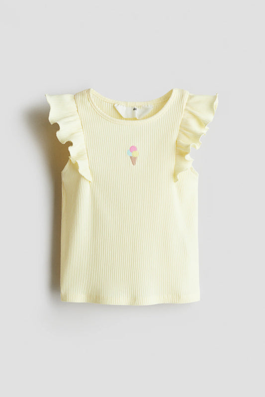 Camisa canale amarilla helado