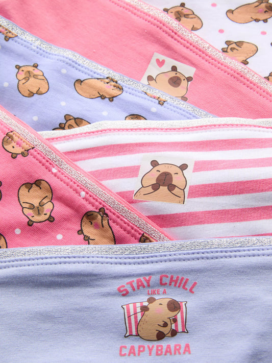 PAQUETE DE 7 PANTIES CAPIBARA