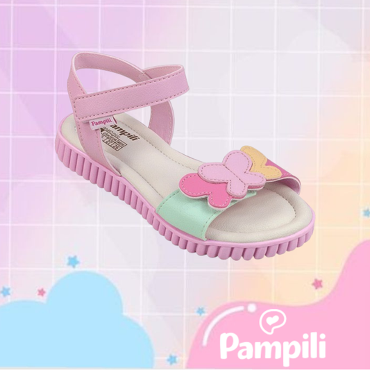 PAMPILI SANDALIA MARIPOSAS NIÑA MORADAS