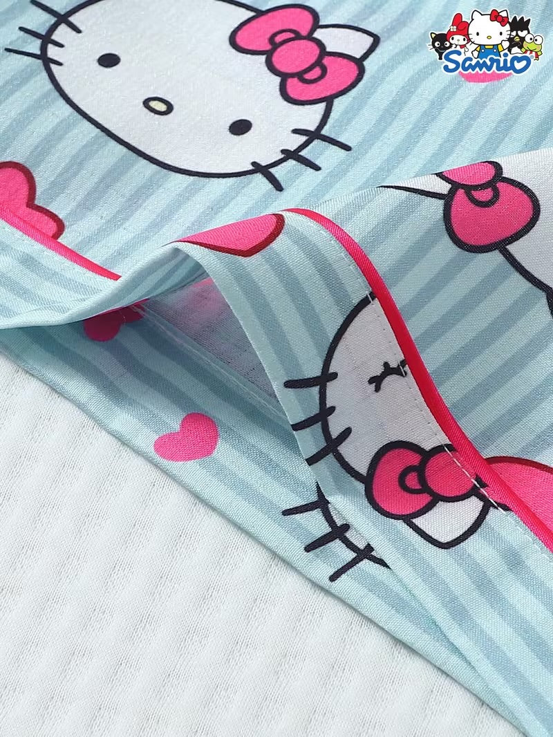 PIJAMA SHORT AZUL HELLO KITTY