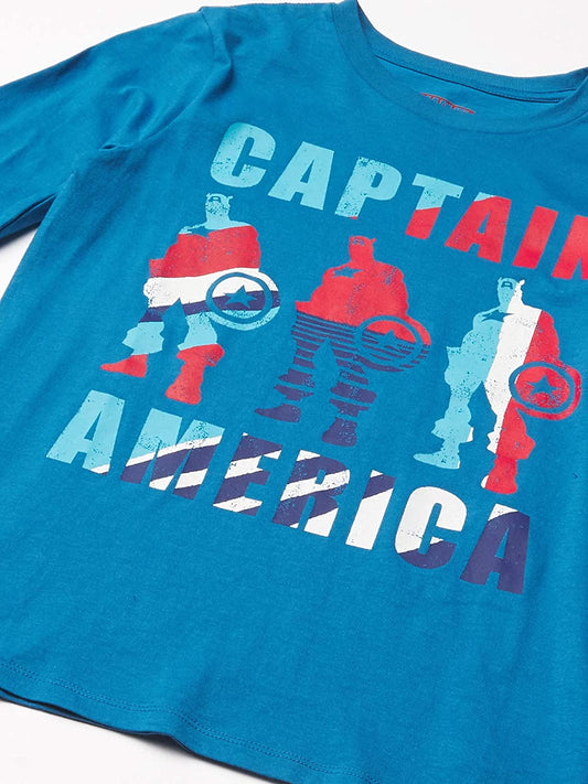 Camiseta Azul Capitan America