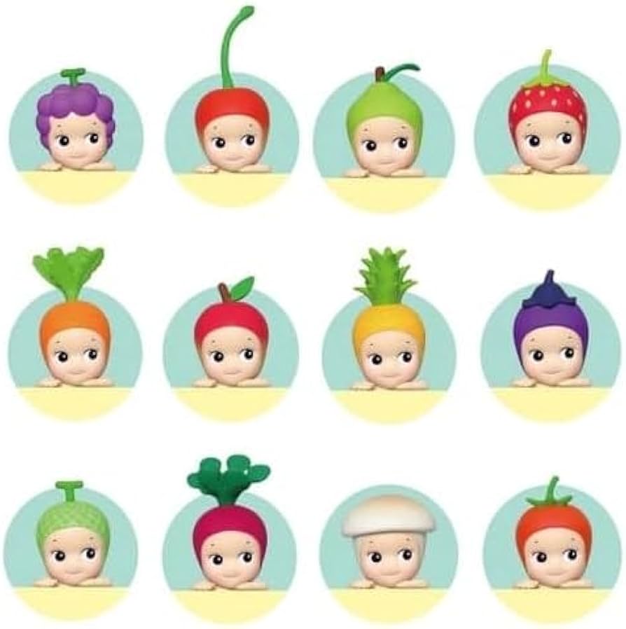 MINI FIGURITAS DECORATIVAS SONNY ANGEL FRUTAS