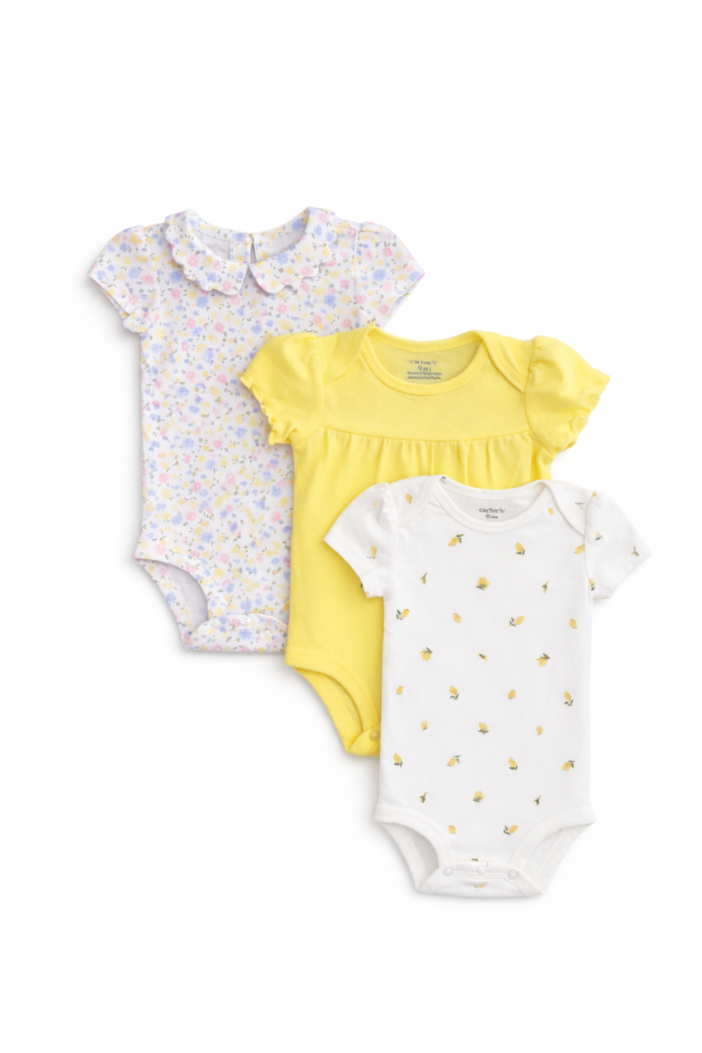 SET DE 3 MAMELUCOS LIMONES