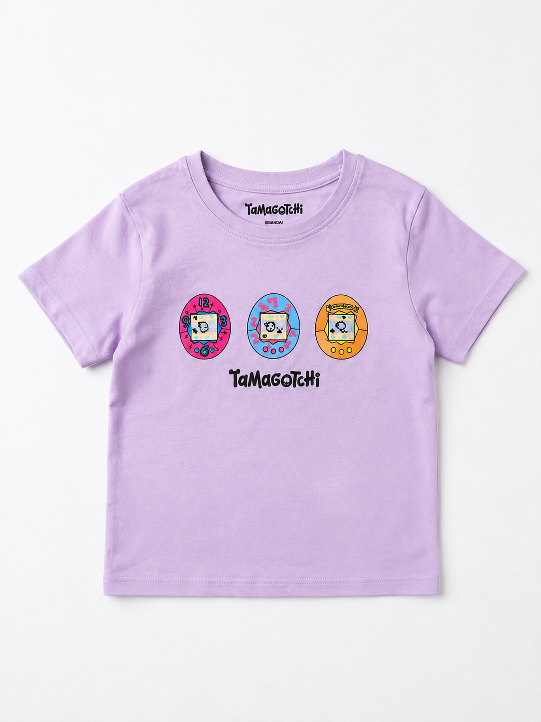 CAMISETA LILA TAMAGOTCHI