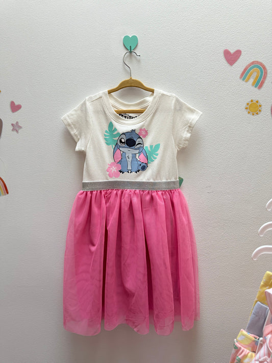 Vestido Stitch Rosado tul