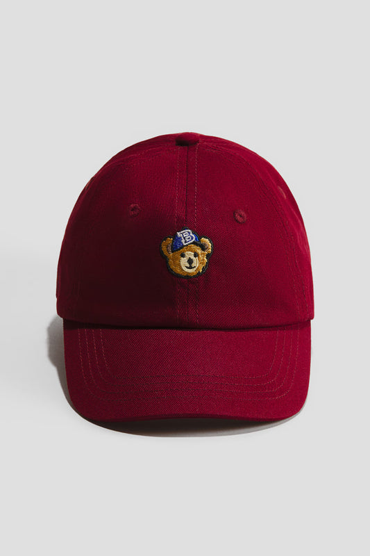 GORRA OSITO ROJO VINO h&M