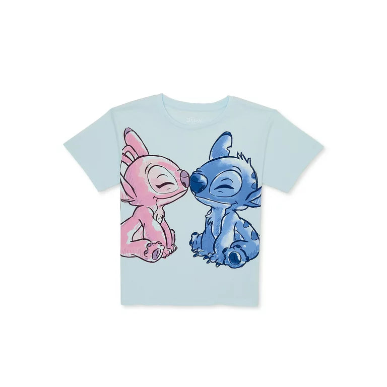 Camiseta Stitch Beso