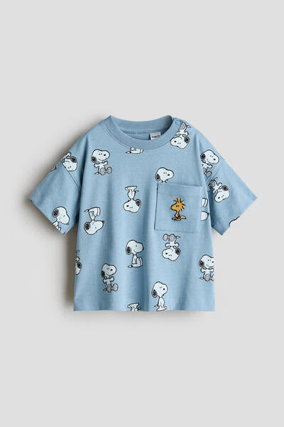 CAMISETA AZUL SNOOPY
