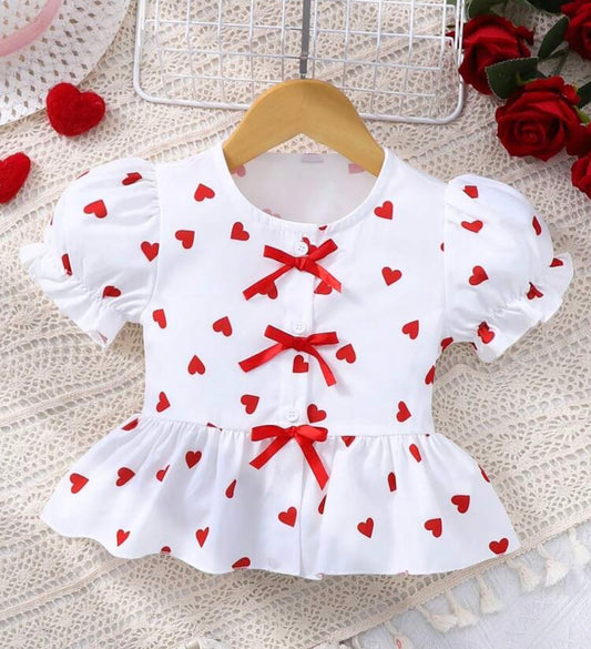 Blusa con Chonguitos rojos