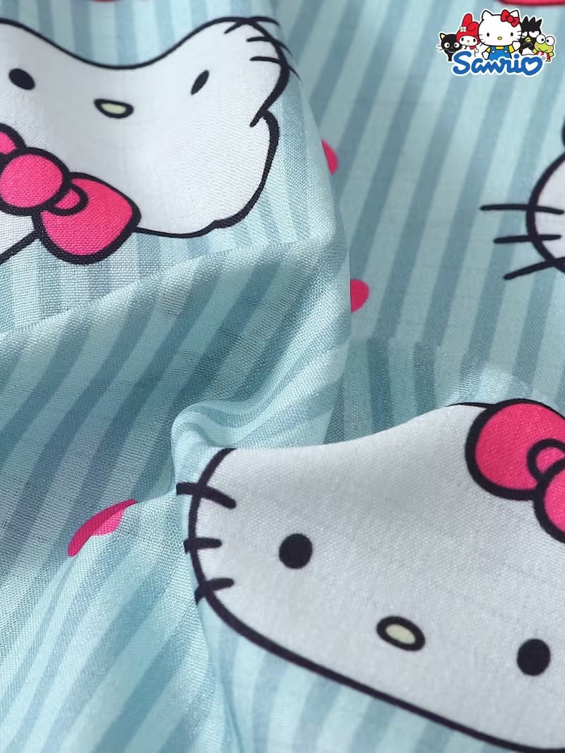 PIJAMA SHORT AZUL HELLO KITTY