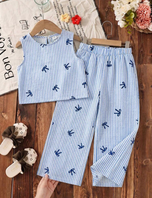 CONJUNTO AZUL RAYADO CHONGUITOS