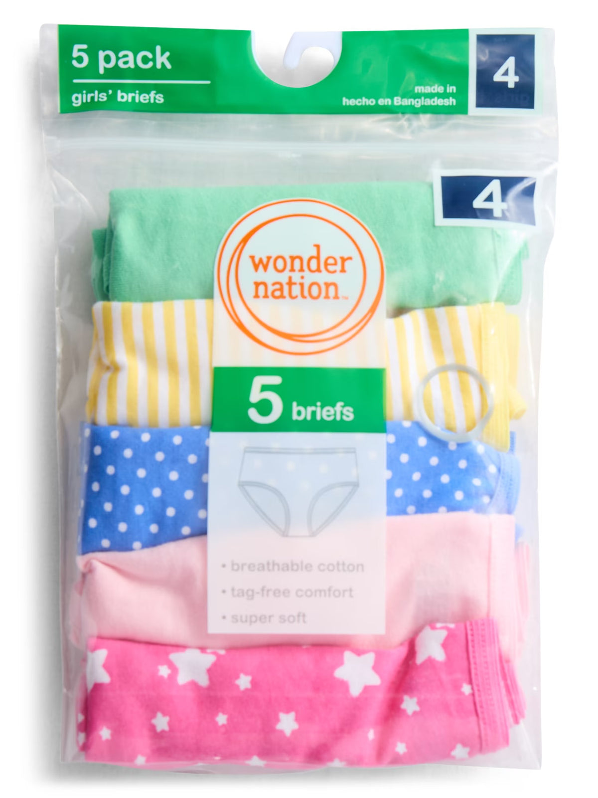 PAQUETE DE 5 PANTIES Wonder Nation