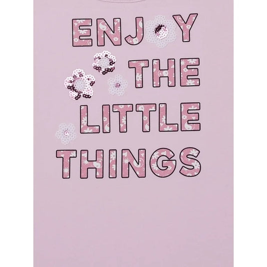 Camiseta 'Enjoy the little things' Rosada