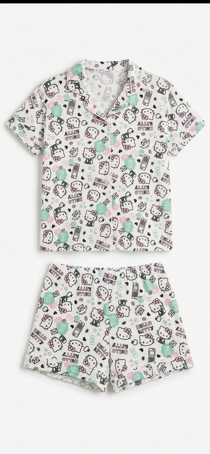 PIJAMA SHORT HELLO KITTY