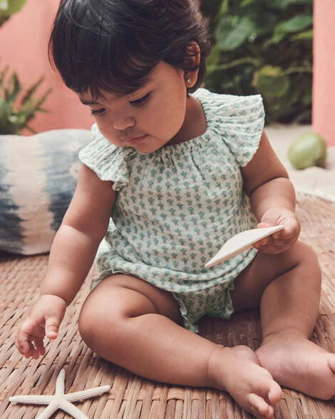 CONJUNTO DE ALGODÓN ESTAMPADO MENTA
