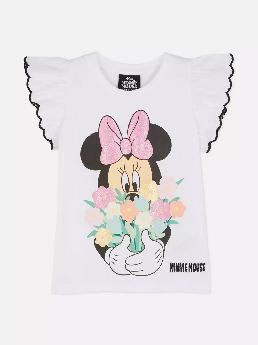 Camiseta Minnie con mangas vuelo