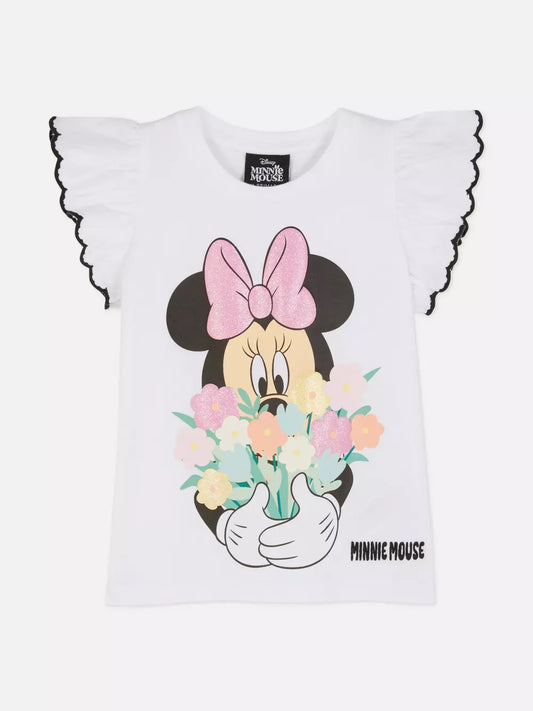 Camiseta Minnie con mangas vuelo