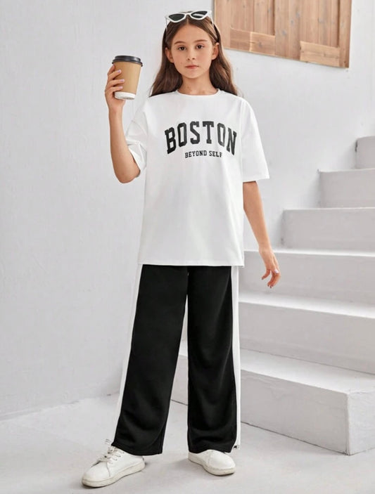 Conjunto buzo y camiseta Boston