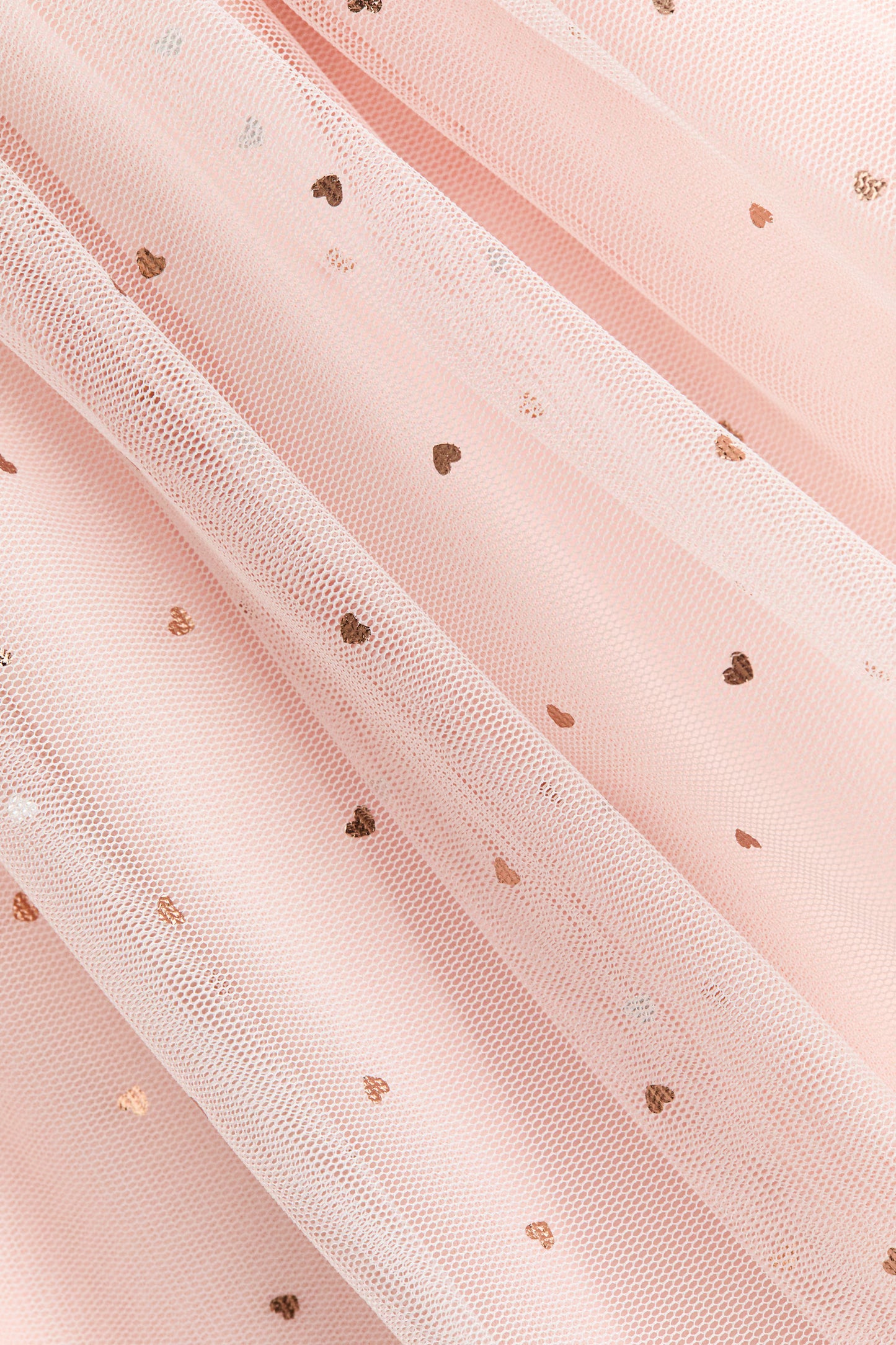 VESTIDO ROSA SUAVE CON TUL HM