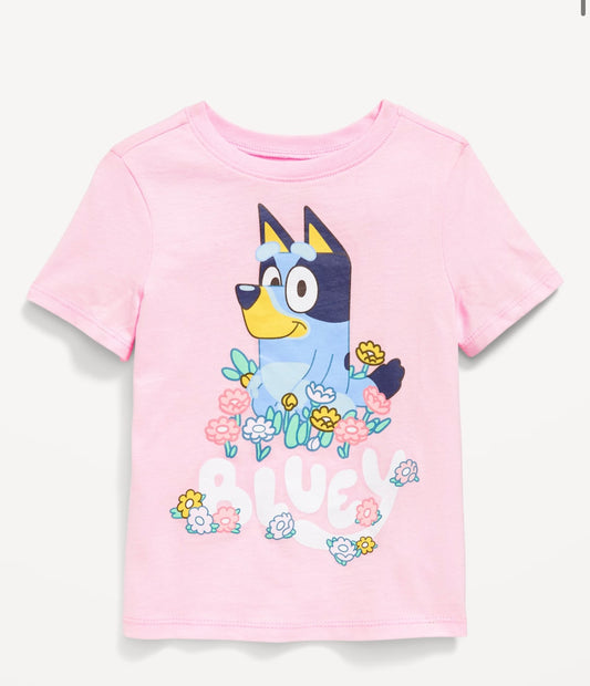 Camiseta Bluey rosada