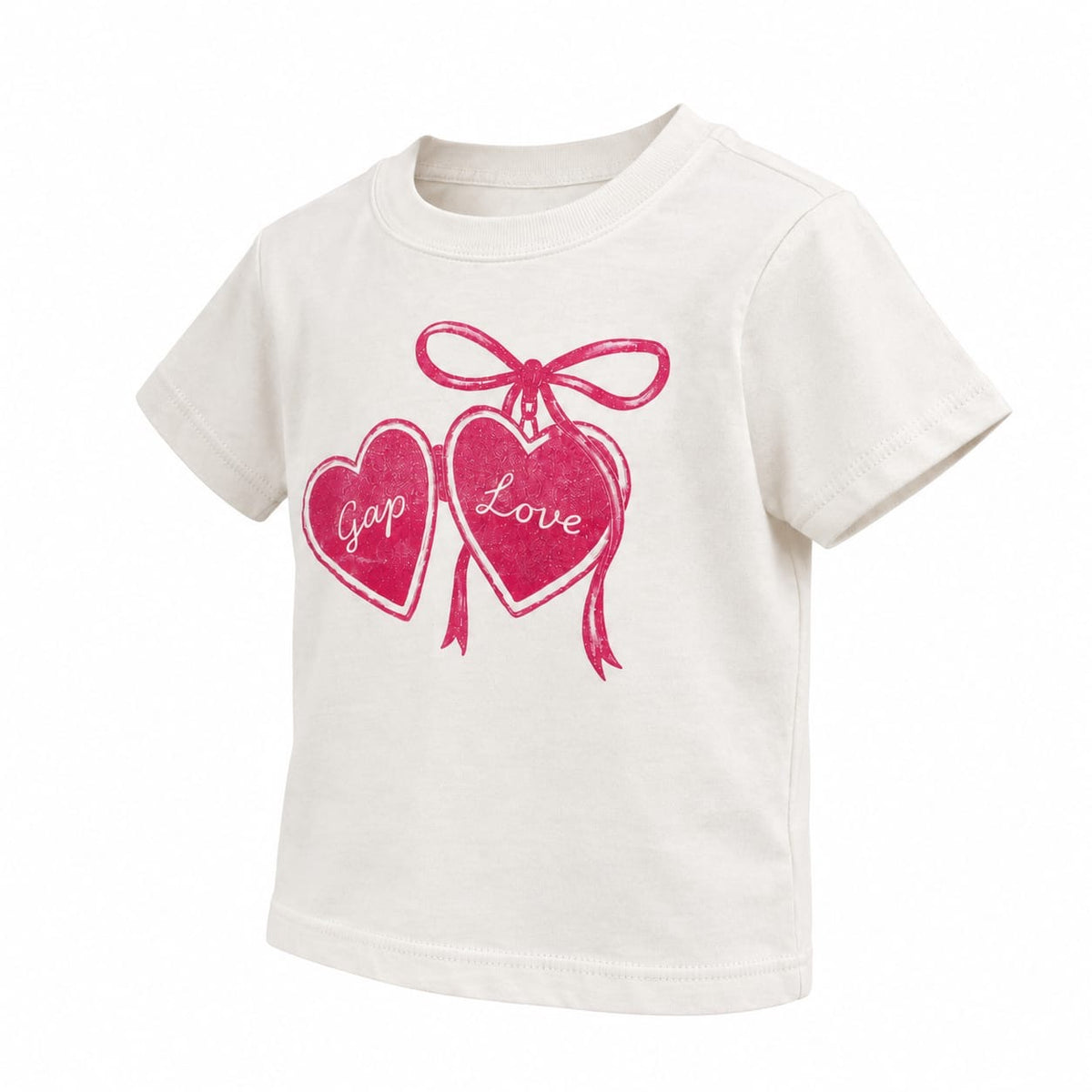 CAMISETA CORAZONES gap love