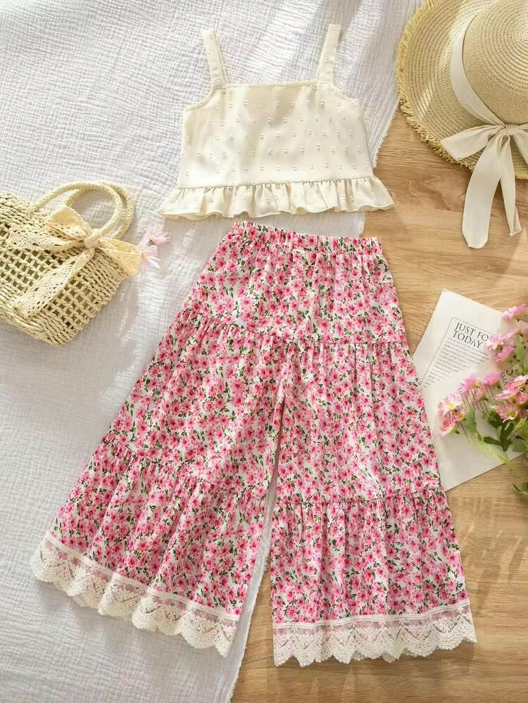 CONJUNTO PALAZO FLOREADO