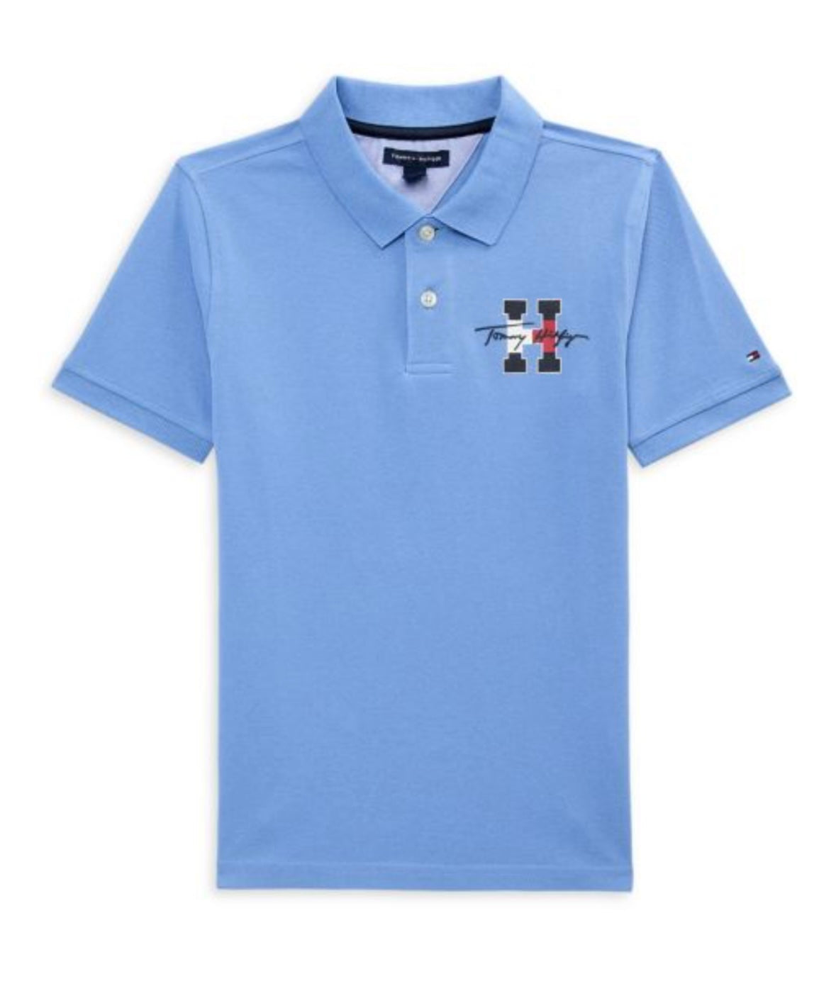 Camiseta Polo Tommy Hilfiger celeste