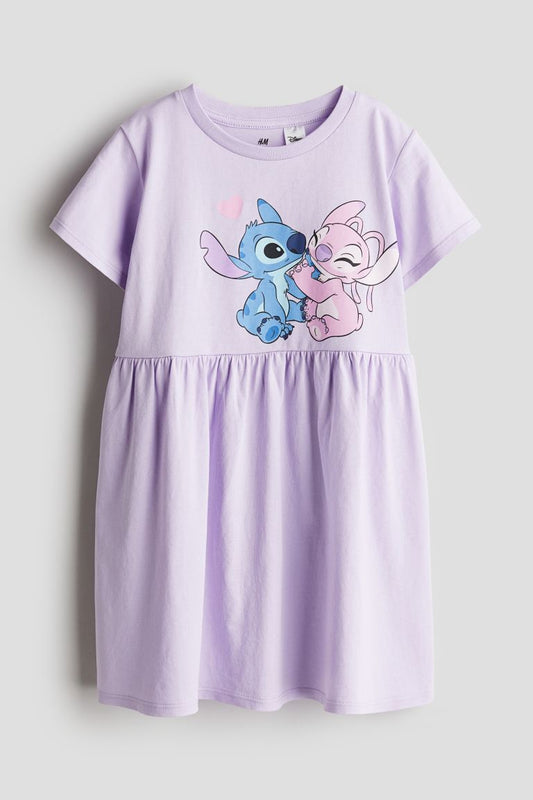 Vestido Stitch morado H&M