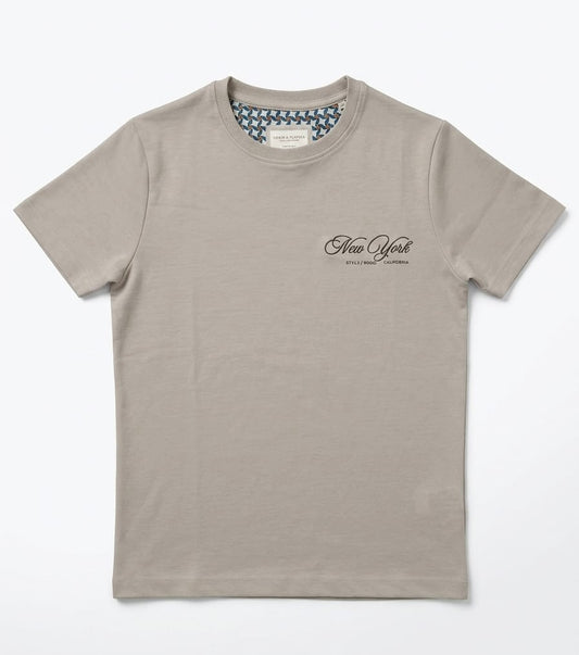 CAMISETA BEIGE NEW YORK