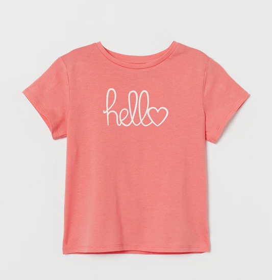 Camiseta hello
