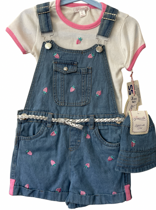 Conjunto Overol Short Fresitas
