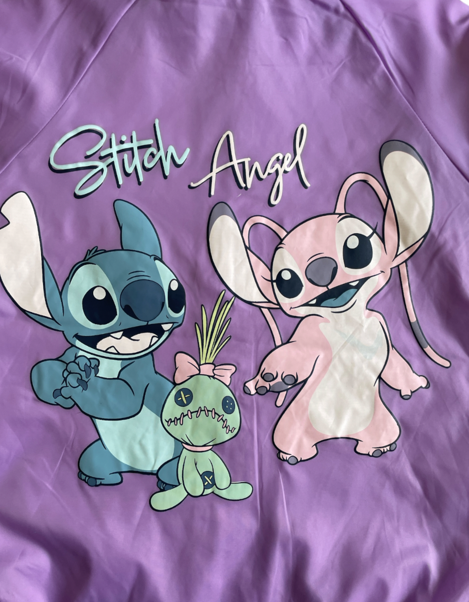 Abrigo Impermeable de Stitch y Angel