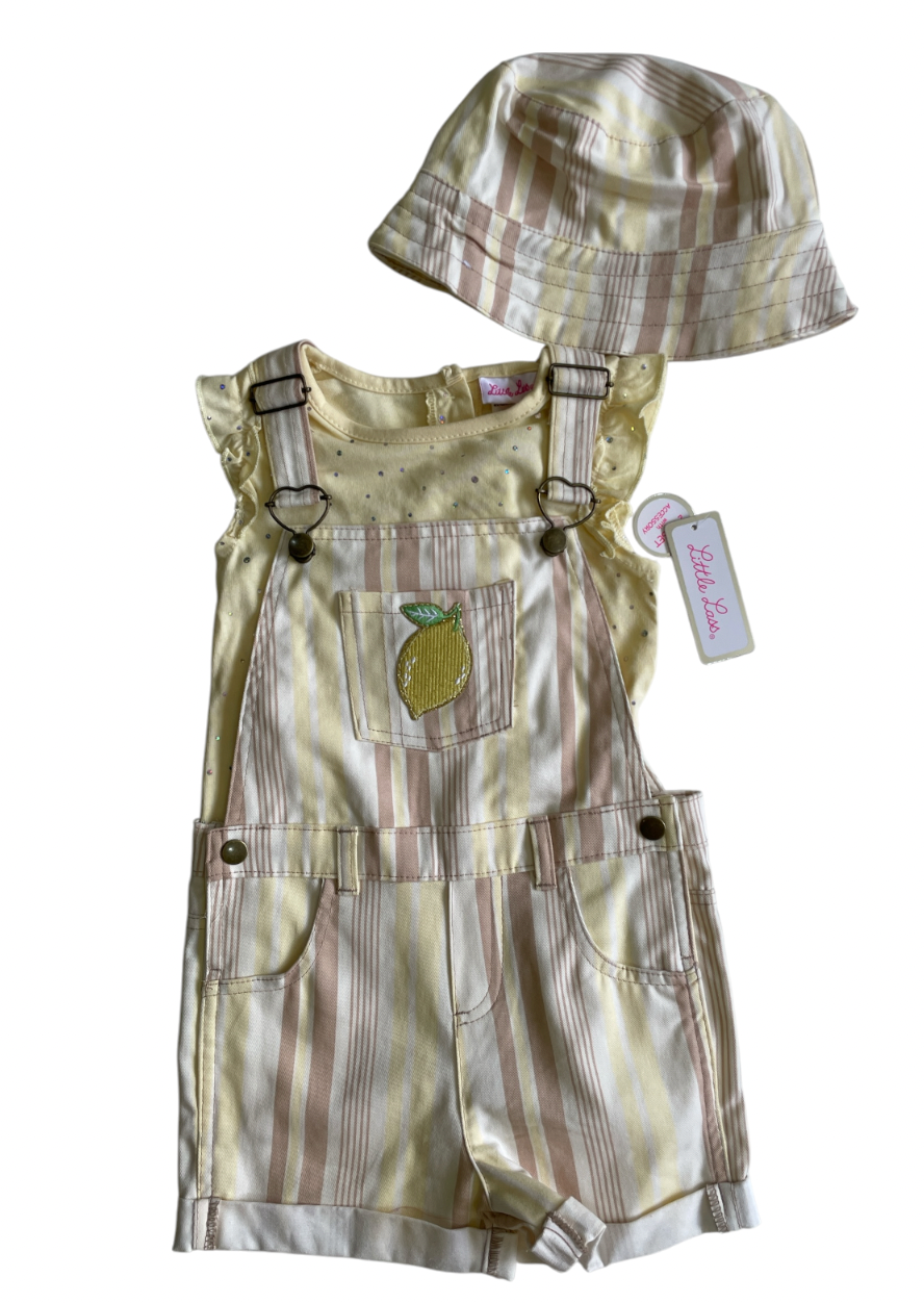 Conjunto Overol Short Amarillo