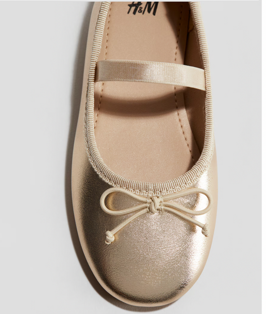 Flats Doradas Lisas HYM