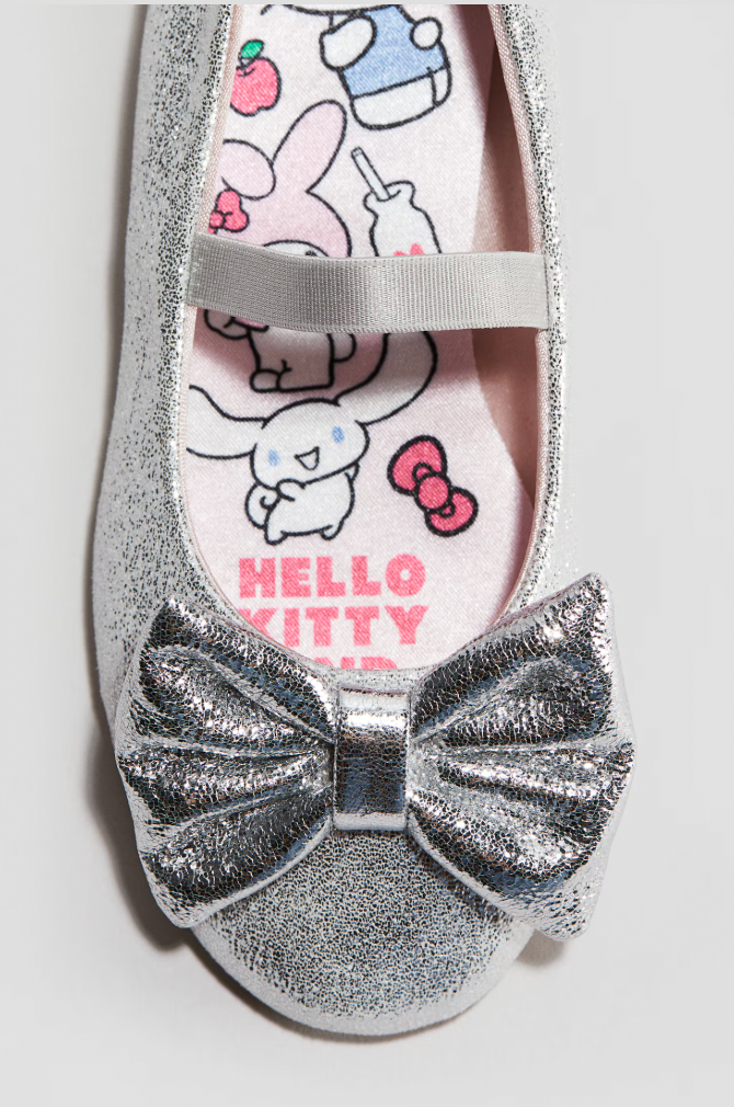 Flats Plateadas Escarchadas de Chongo HYM