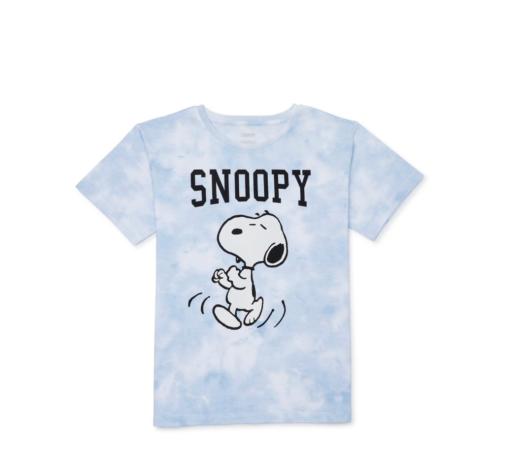 CAMISETA SNOOPY CELESTE