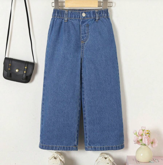 Jean Ancho denim niñas