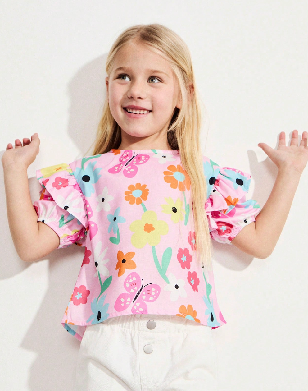 Blusa flores colores