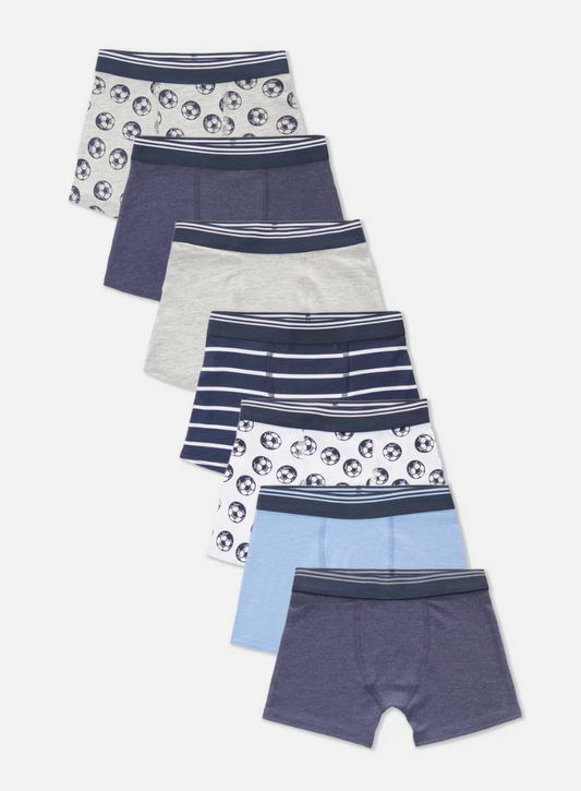 BOXERS ALGODON 7 UNIDADES