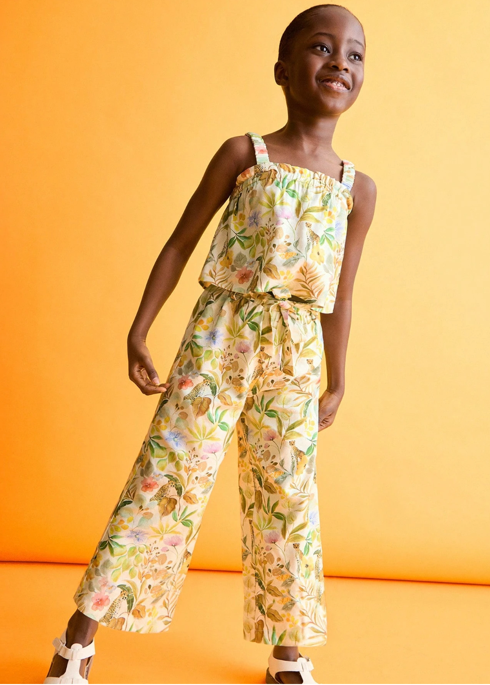 Conjunto pantalon y top selva