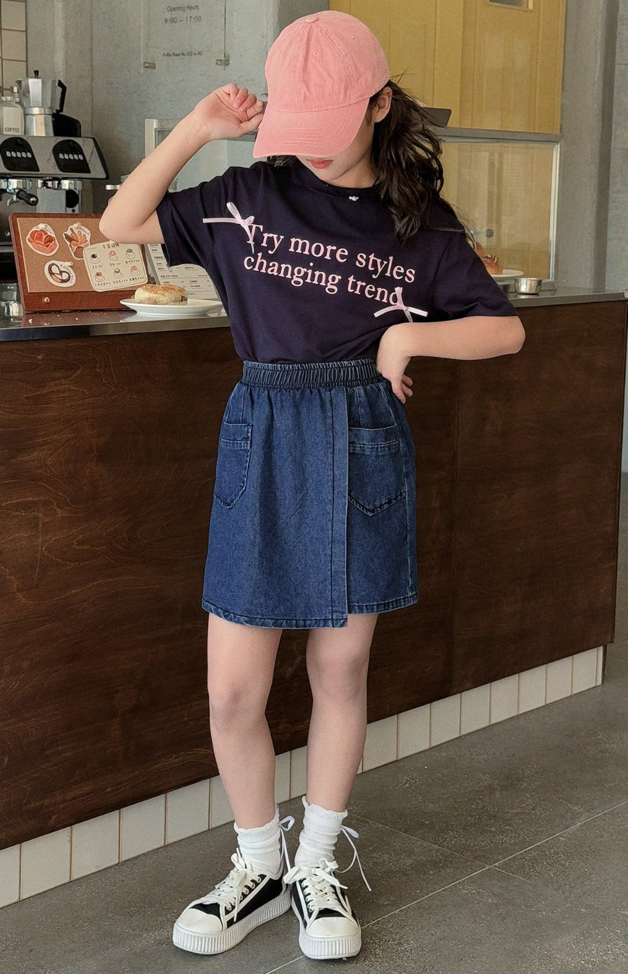 FALDA SHORT DENIM BOLSITAS