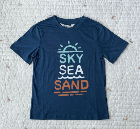 Camiseta 'Sky Sea Sand'