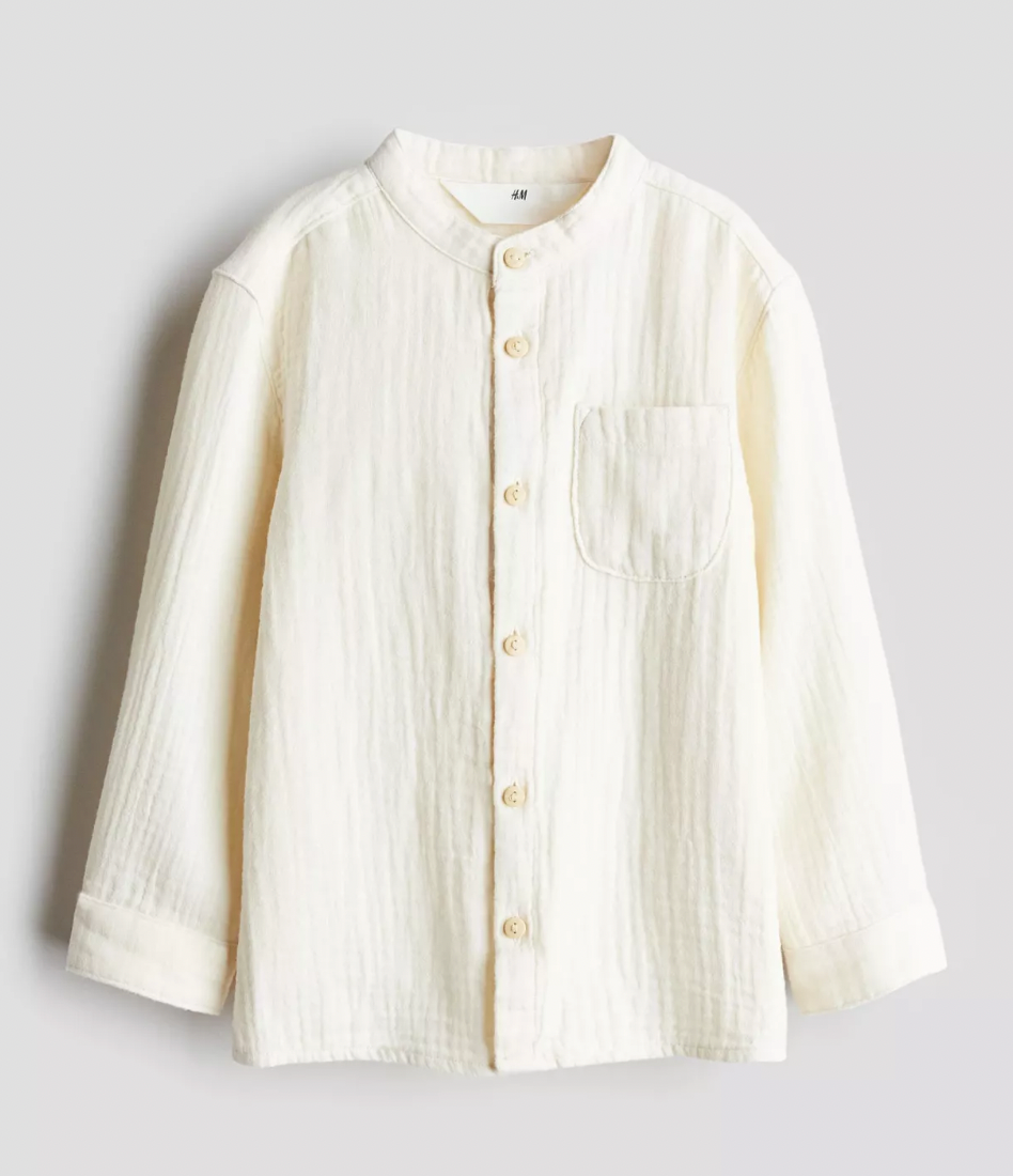 Camisa de Botones Blanca