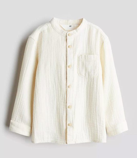 Camisa de Botones Blanca