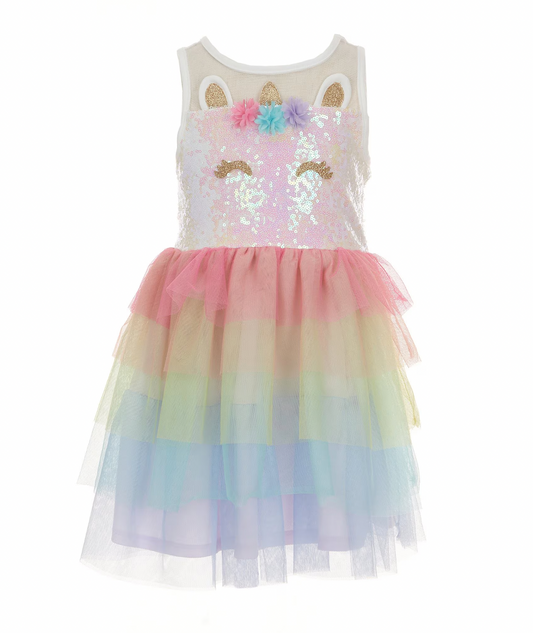 Vestido Unicornio Colorido