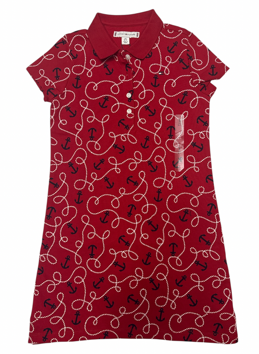 Vestido Rojo\Azul Tommy Hilfiger