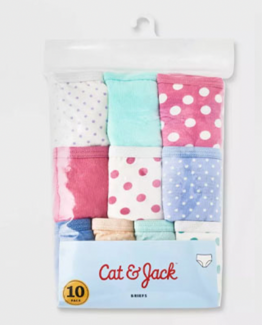 PAQUETE DE 10 PANTIES CAT Y JACK