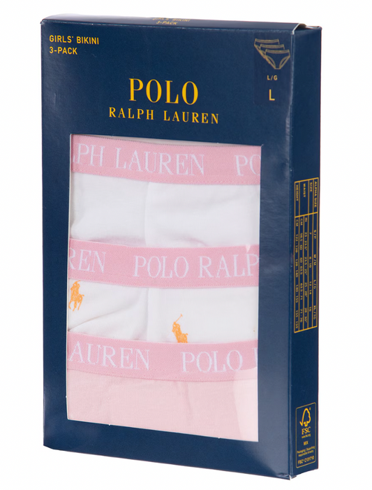 Paquete de 3 Panties Polo Ralph Lauren