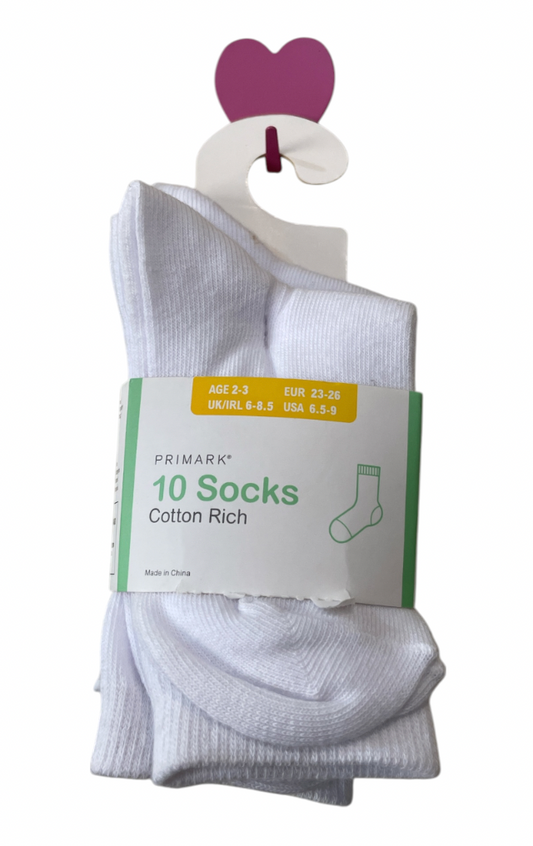 Paquete de Calcetines Blancos