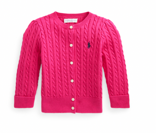 CARDIGAN ROSADO RALPH LAUREN